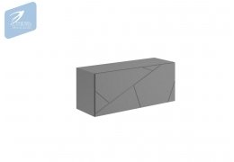 Шкаф навесной ШН-003 (Д.900) Гранж Серый шифер/Графит софт