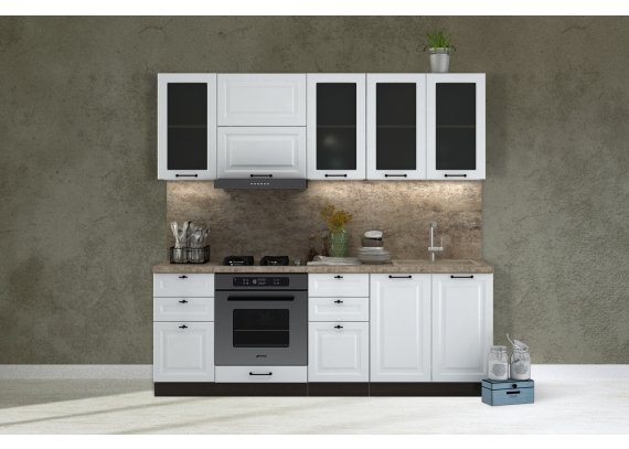 Модульная кухня Ницца Royal 2,2м Blanco