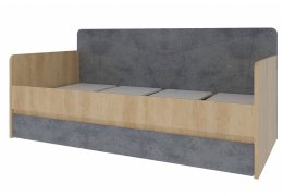 Кровать детская Киото 0,9м дуб небраска/бетон тёмный СТЛ.339.09